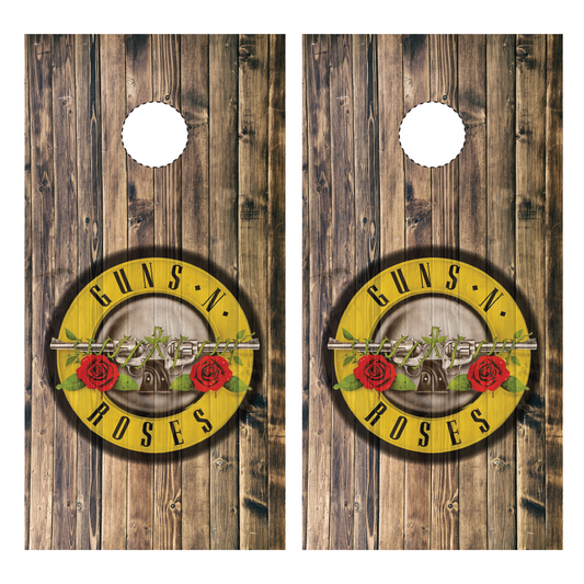 Guns N' Roses Cornhole Wraps