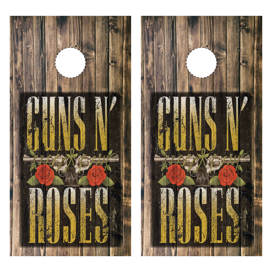 Guns N' Roses Cornhole Wraps