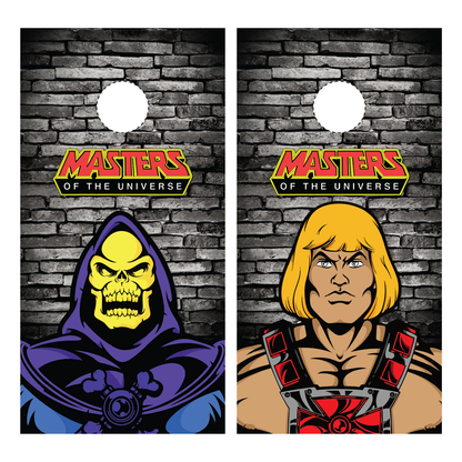 He-Man and Skeletor Cornhole Wraps