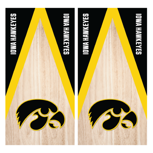 Iowa Hawkeyes Cornhole Wraps