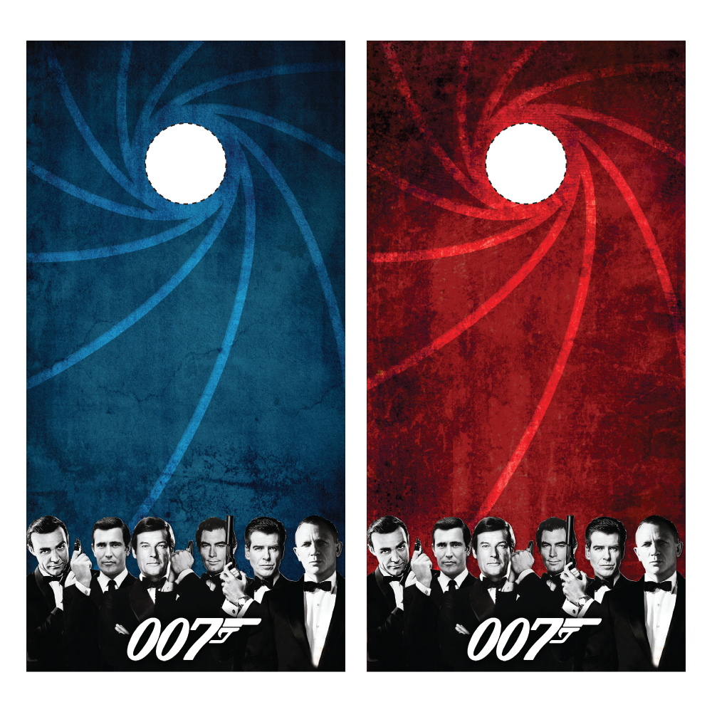 James Bond Cornhole Wraps