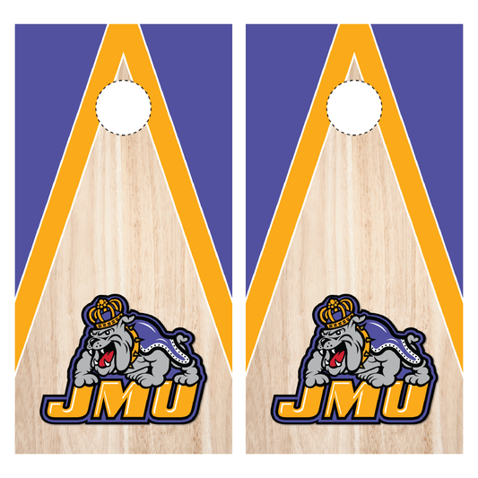James Madison Dukes Cornhole Wraps