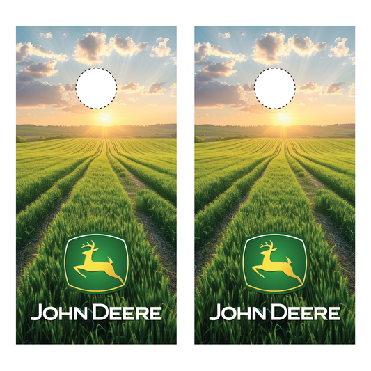 John Deere Cornhole Wraps