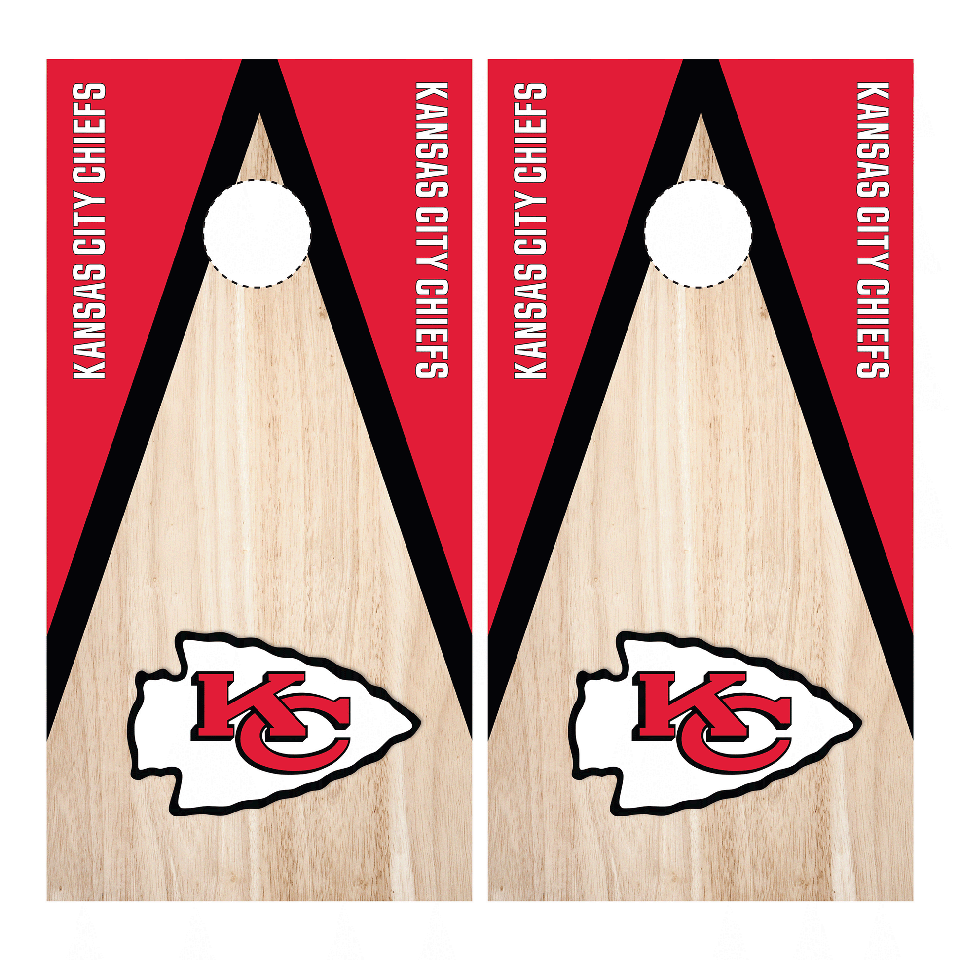 Kansas City Chiefs Cornhole Wrap