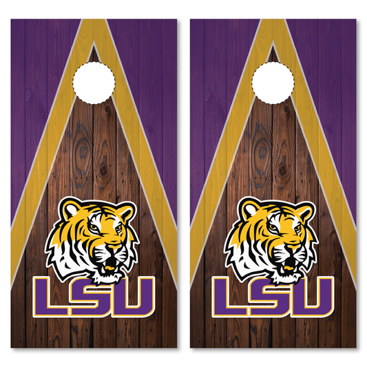 Louisiana State University Cornhole Wraps