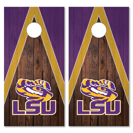 LSU Tigers Cornhole Wraps