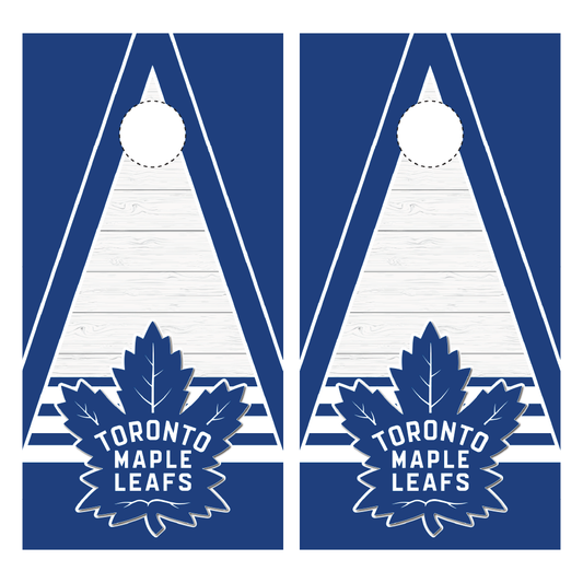 Toronto Maple Leafs Cornhole Wraps