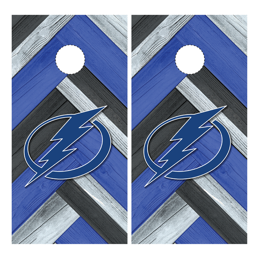 Tampa Bay Lightning Cornhole Wraps
