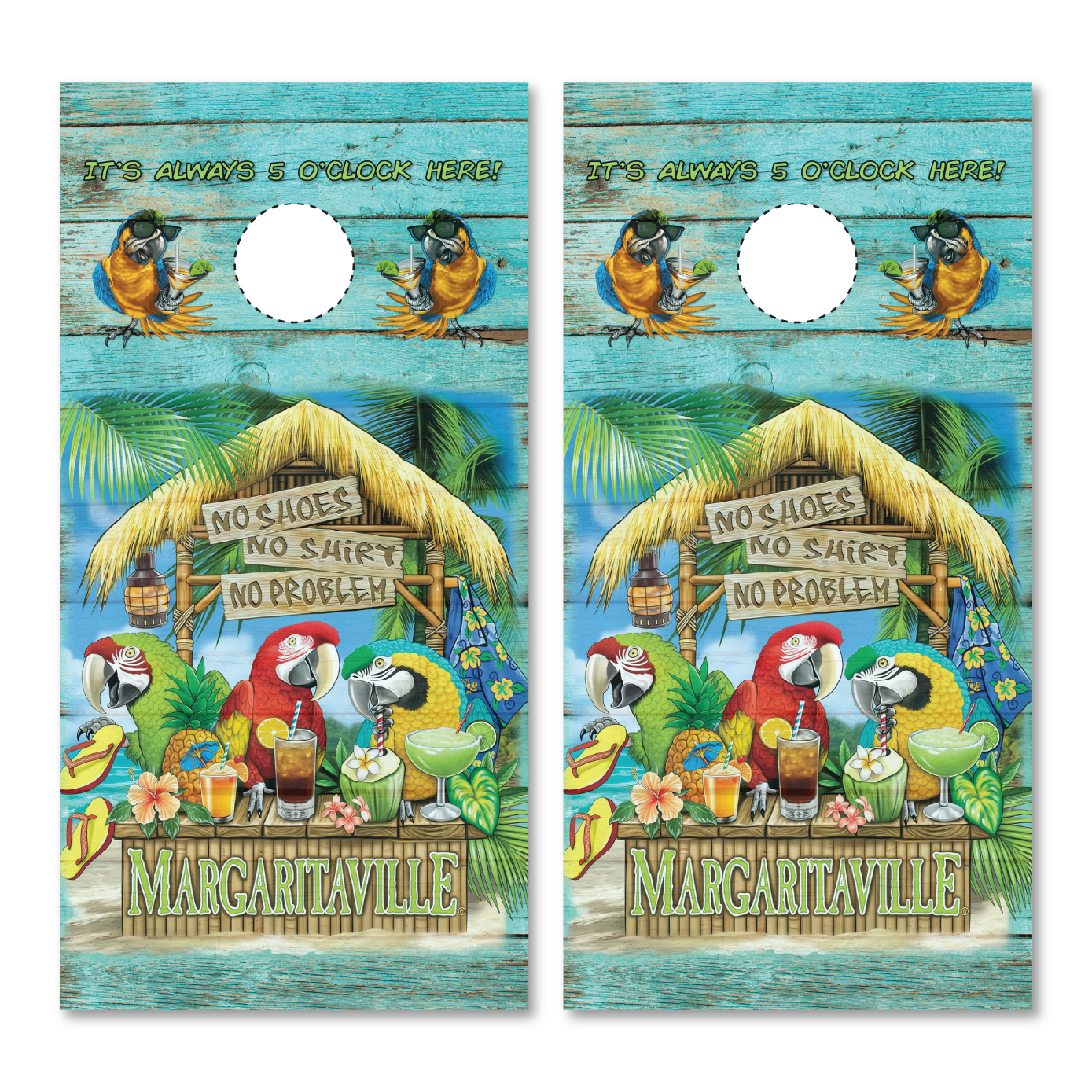 Margaritaville Cornhole Wraps Canada