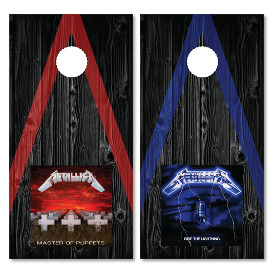 Metallica Cornhole Wraps