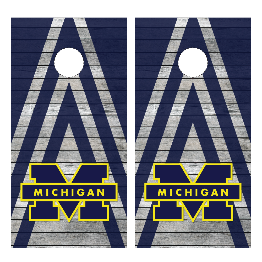 Michigan Cornhole Wraps