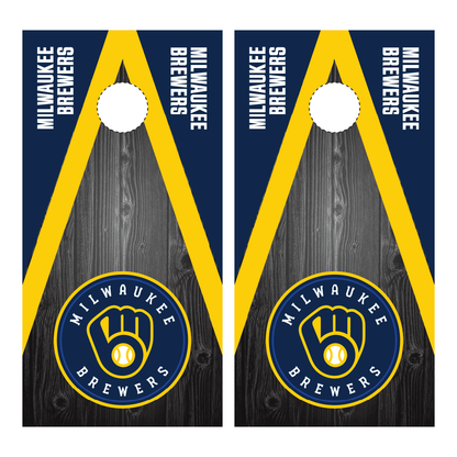 Milwaukee Brewers Cornhole Wraps