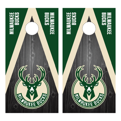 Milwaukee Bucks Cornhole Wraps
