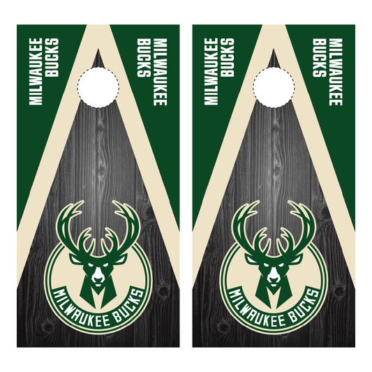Milwaukee Bucks Cornhole Wraps