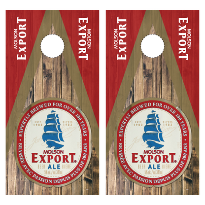 Molson Export Cornhole Wraps