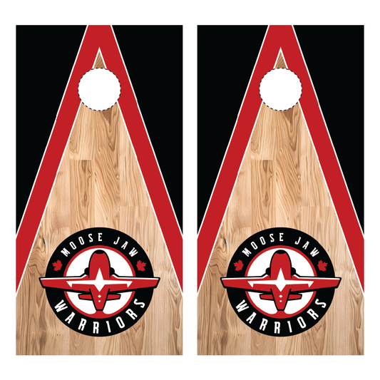 Moose Jaw Warriors Cornhole Wraps
