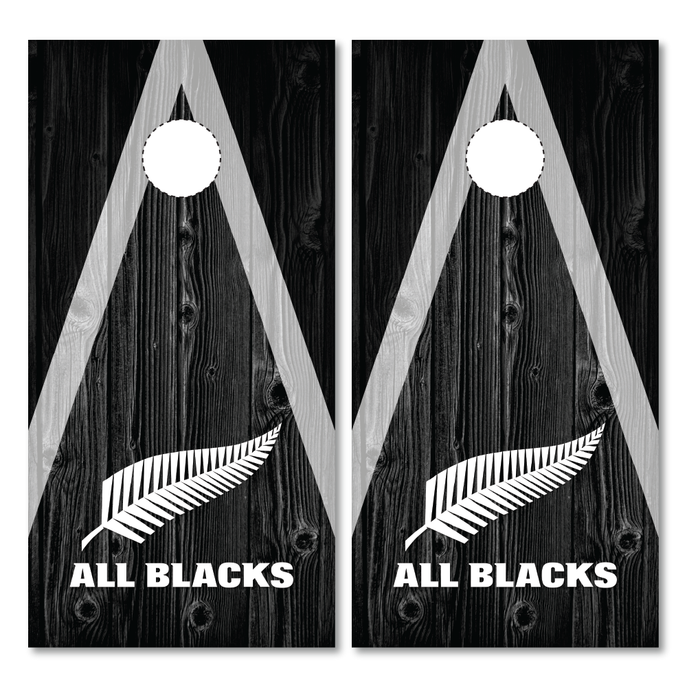 New Zealand All Blacks Cornhole Wraps