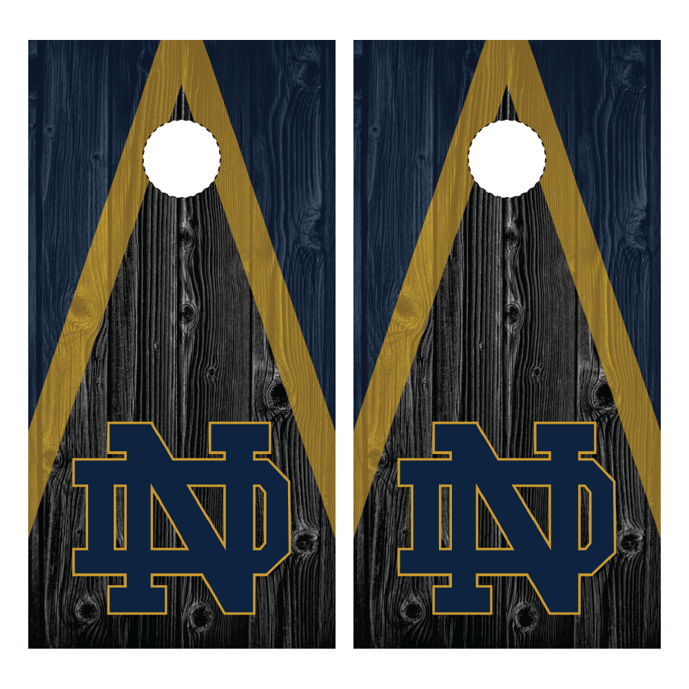 Notre Dame Cornhole Wraps