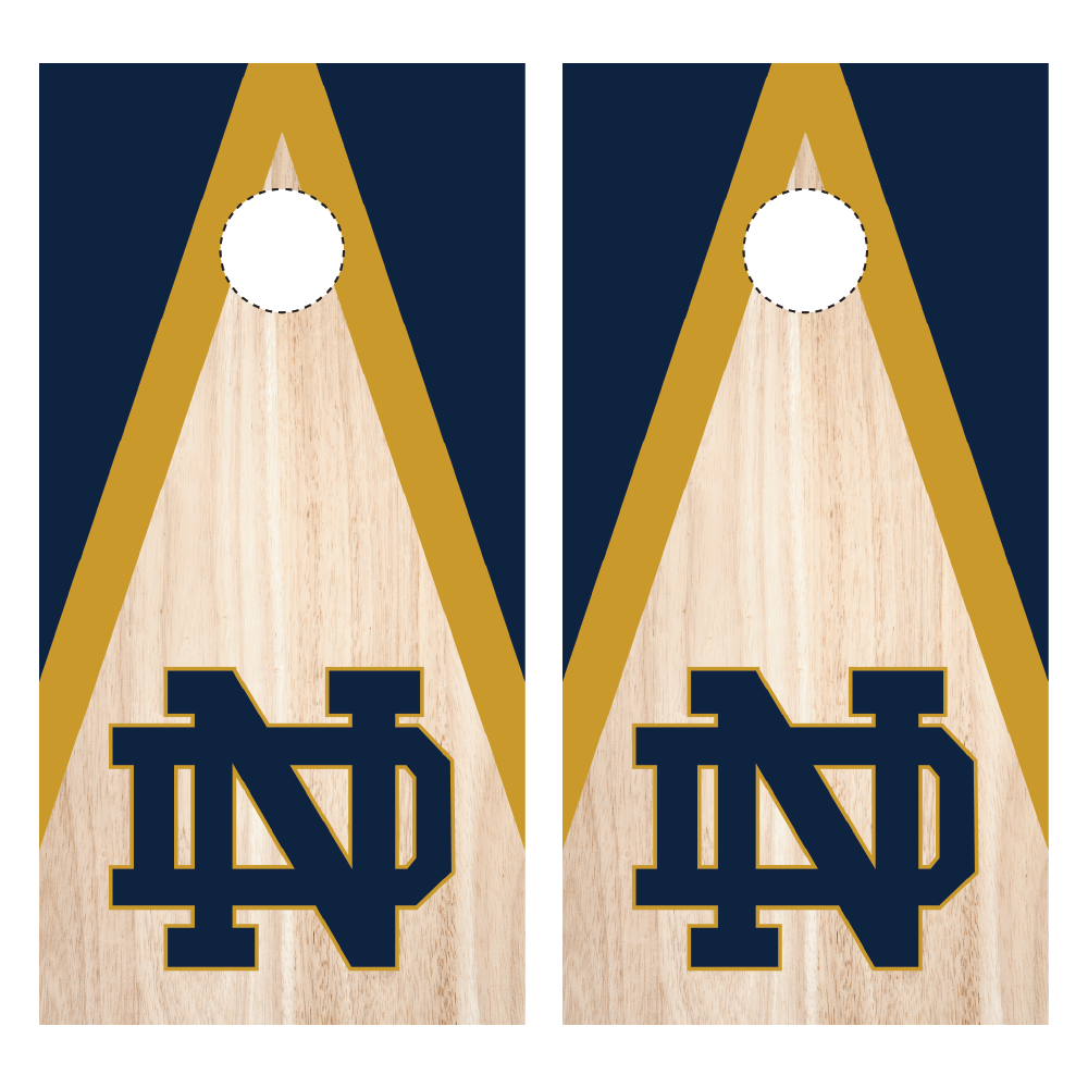 Notre Dame Cornhole Wraps