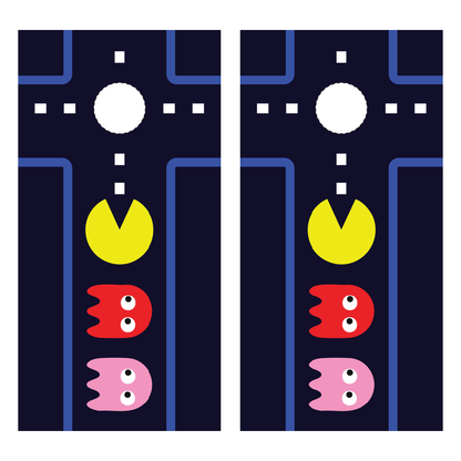 Pac-Man Cornhole Wraps