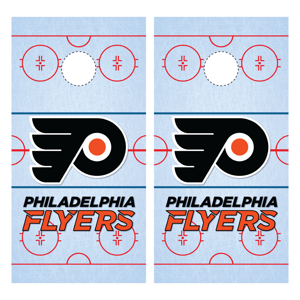 Philadelphia Flyers Cornhole Wraps