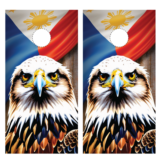 Philippines Eagle Cornhole Wraps