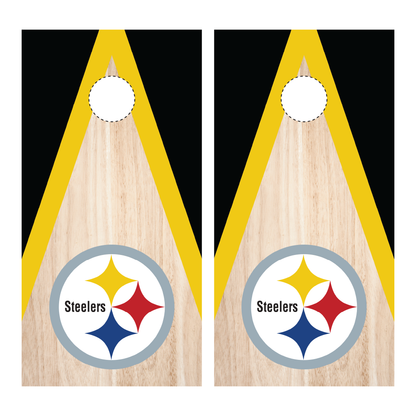 Pittsburgh Steelers Cornhole Wraps