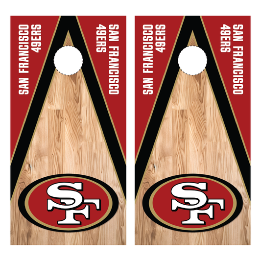 San Francisco 49ers Cornhole Wraps
