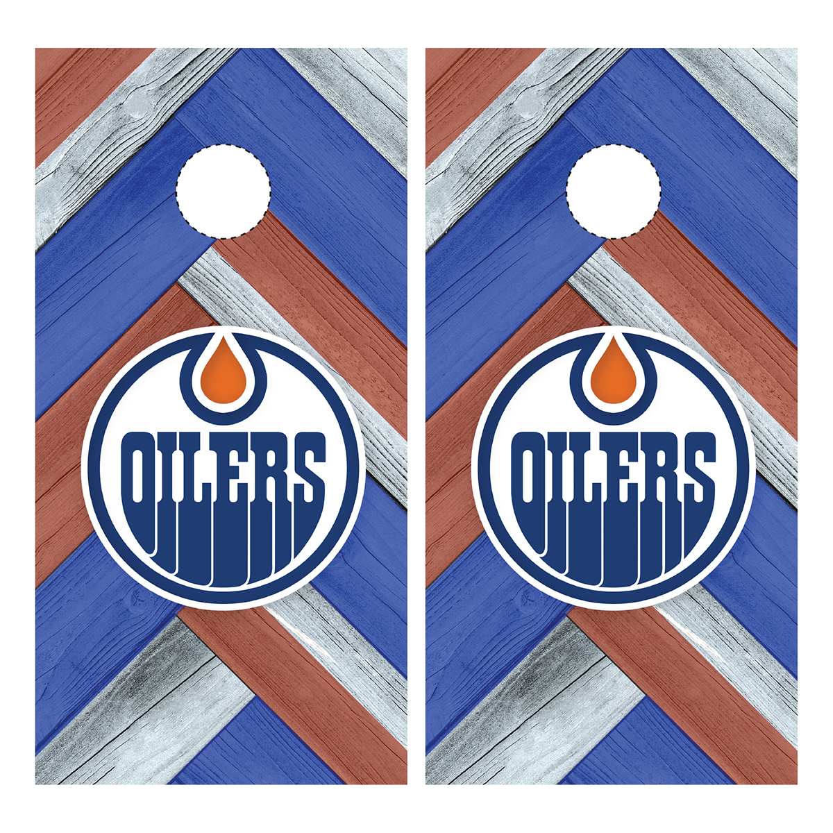 Edmonton Oilers Cornhole Wraps Canada