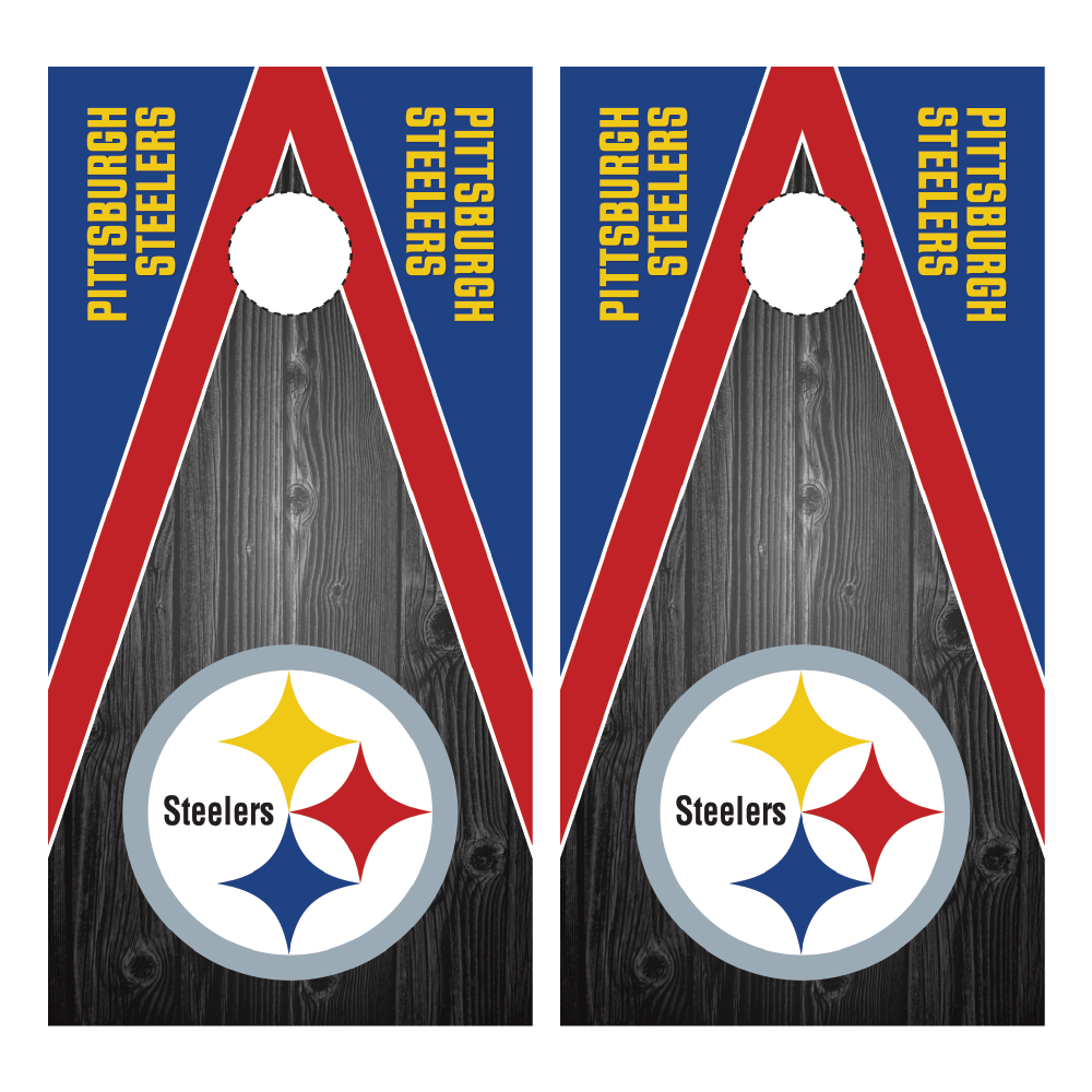 Pittsburgh Steelers Cornhole Wraps | Custom Cornhole Wraps ...