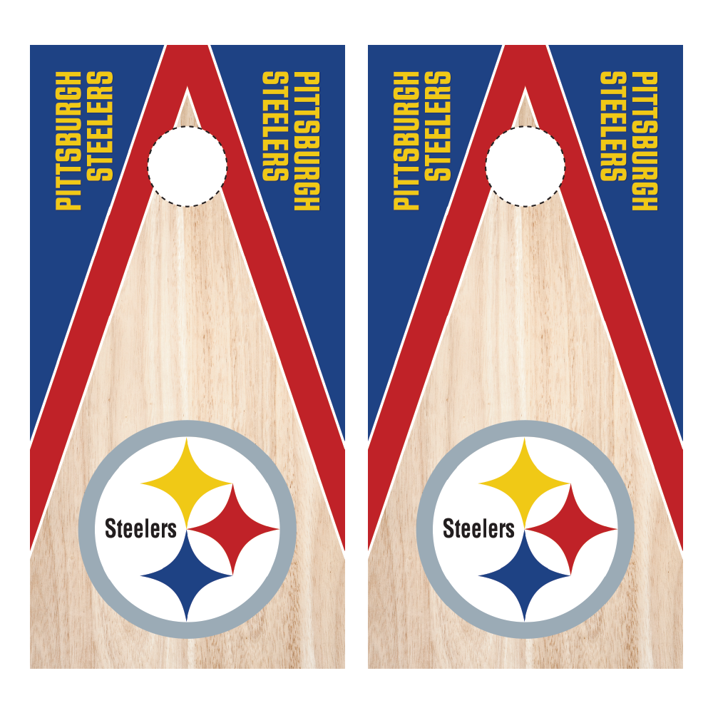 Pittsburgh Steelers Cornhole Wrap