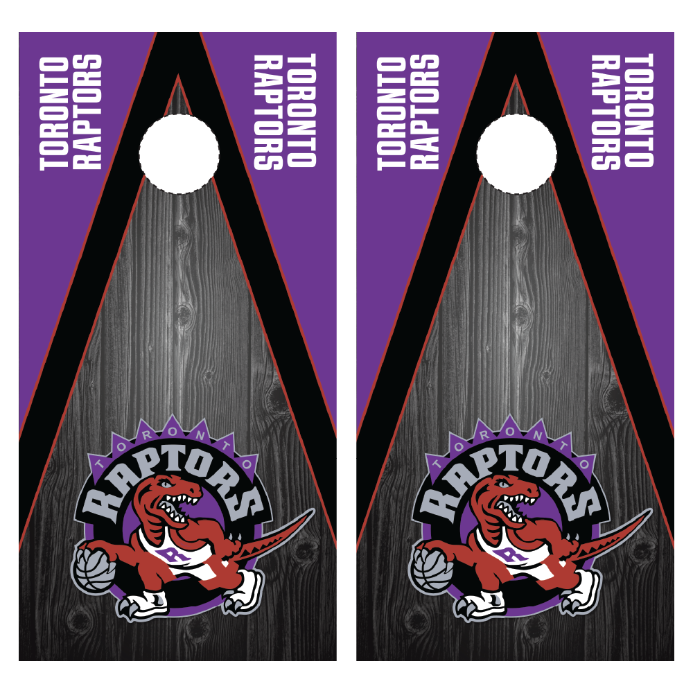 Toronto Raptors Cornhole Wraps