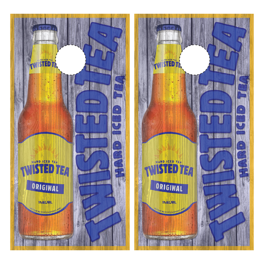 Twisted Tea Cornhole Wraps