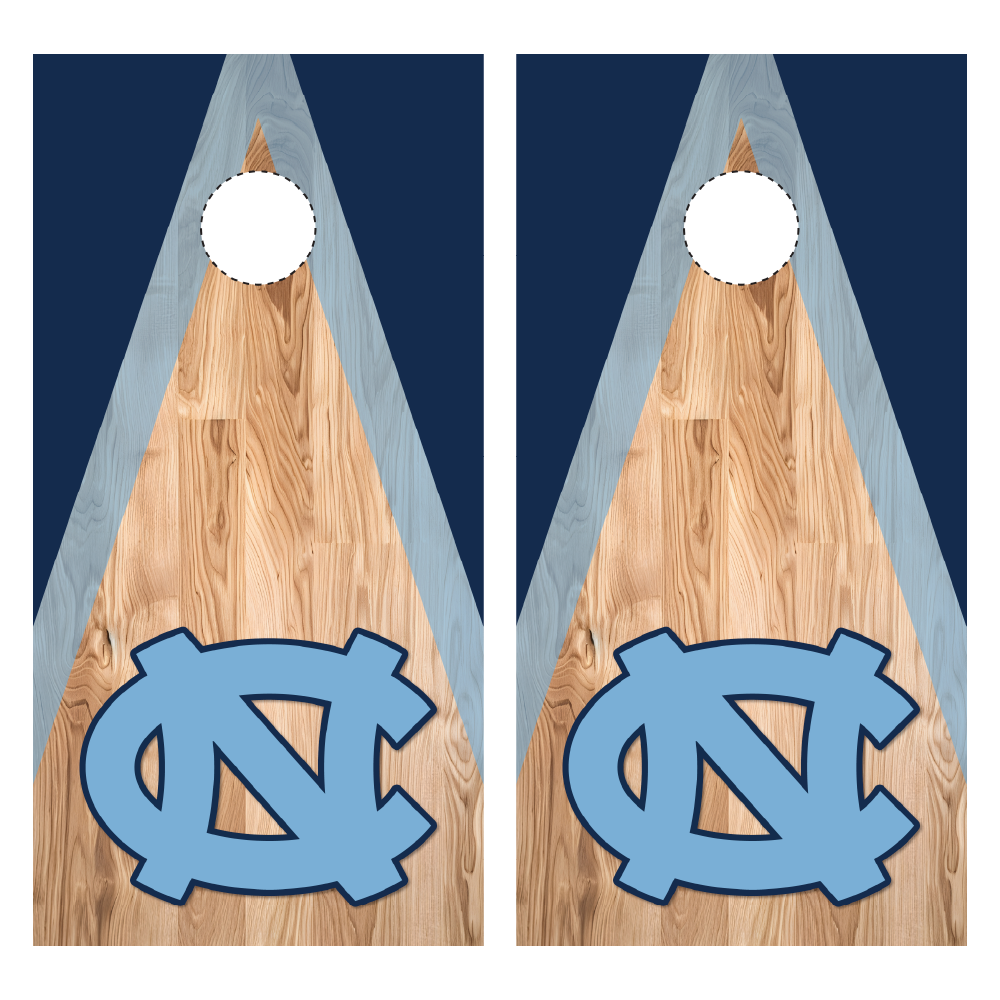 UNC Cornhole Wraps