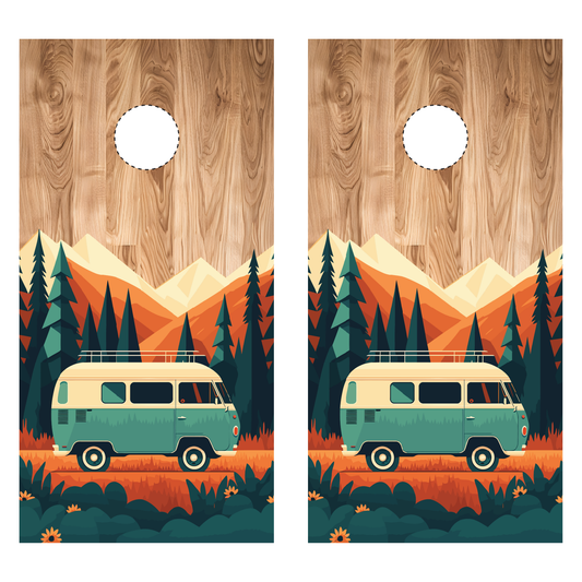 Volkswagen Van Cornhole Wraps