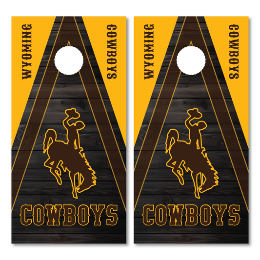 Wyoming Cowboys Cornhole Wraps