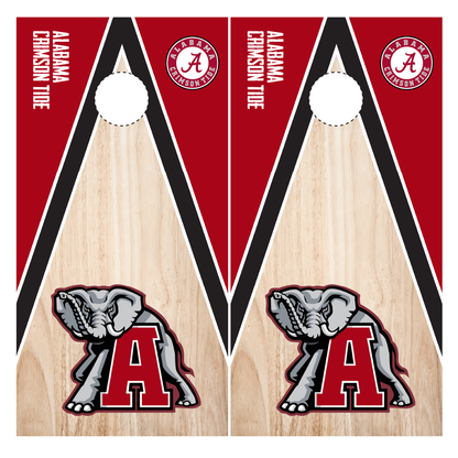 University of Alabama Crimson Tide Cornhole Wraps