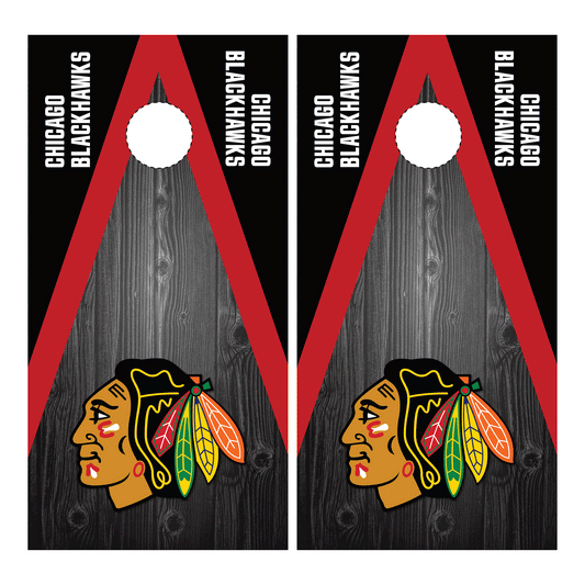 Chicago Blackhawks Cornhole Wrap