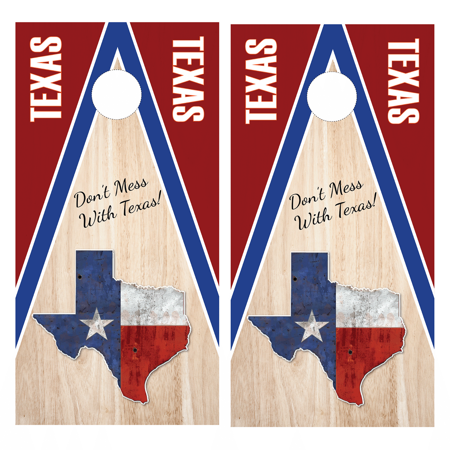 Texas Cornhole Wraps